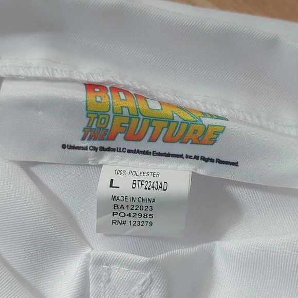 Back To The Future Doc Brown Full Costume - Picture 13 of 16